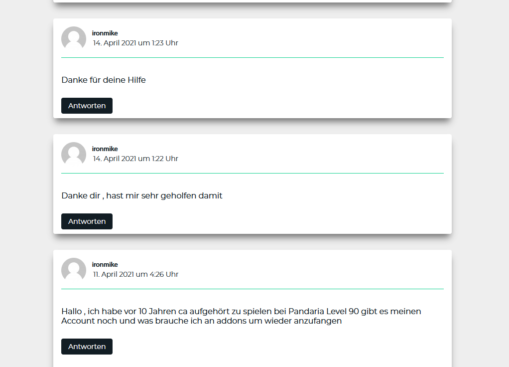 Kommentare